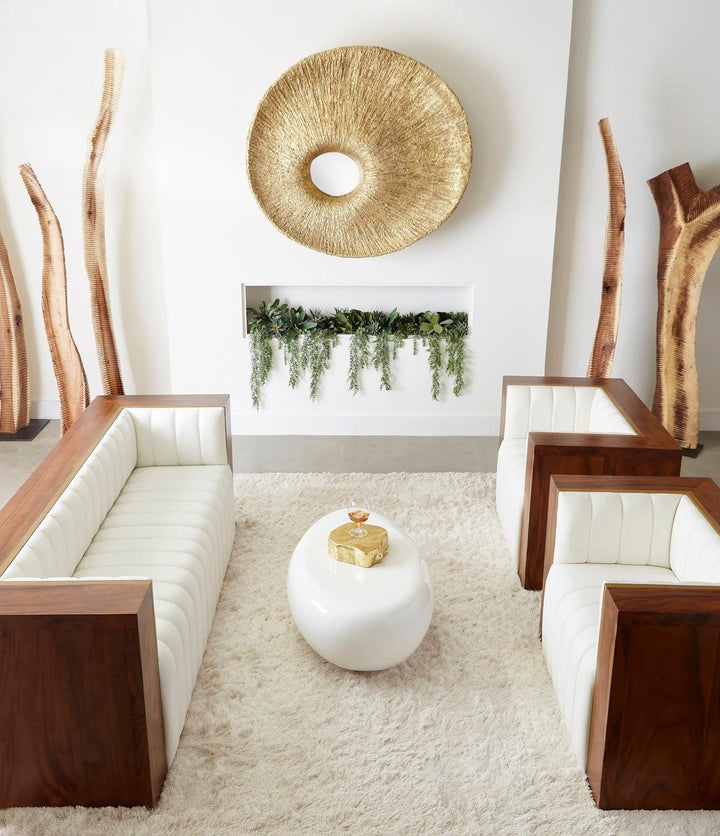 SwayLiving Convergence Mirror, Resin, Gold Leaf WALL MIRRORS