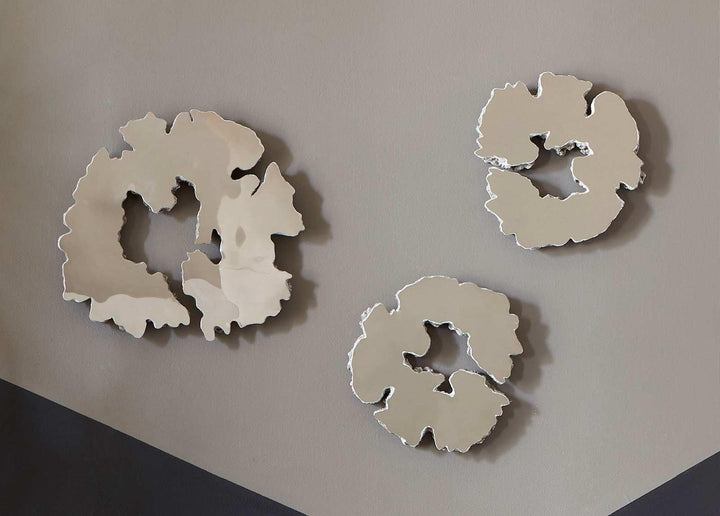 SwayLiving Lava Slice Wall Art, Resin, Stainless Steel, SM WALL ACCENTS