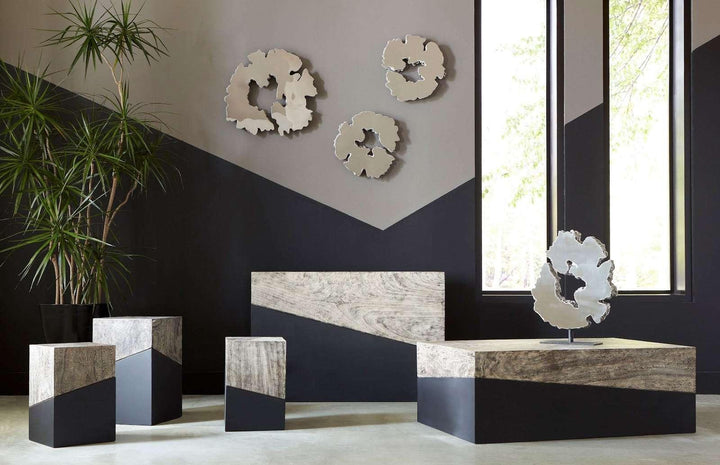 SwayLiving Lava Slice Wall Art, Resin, Stainless Steel, SM WALL ACCENTS