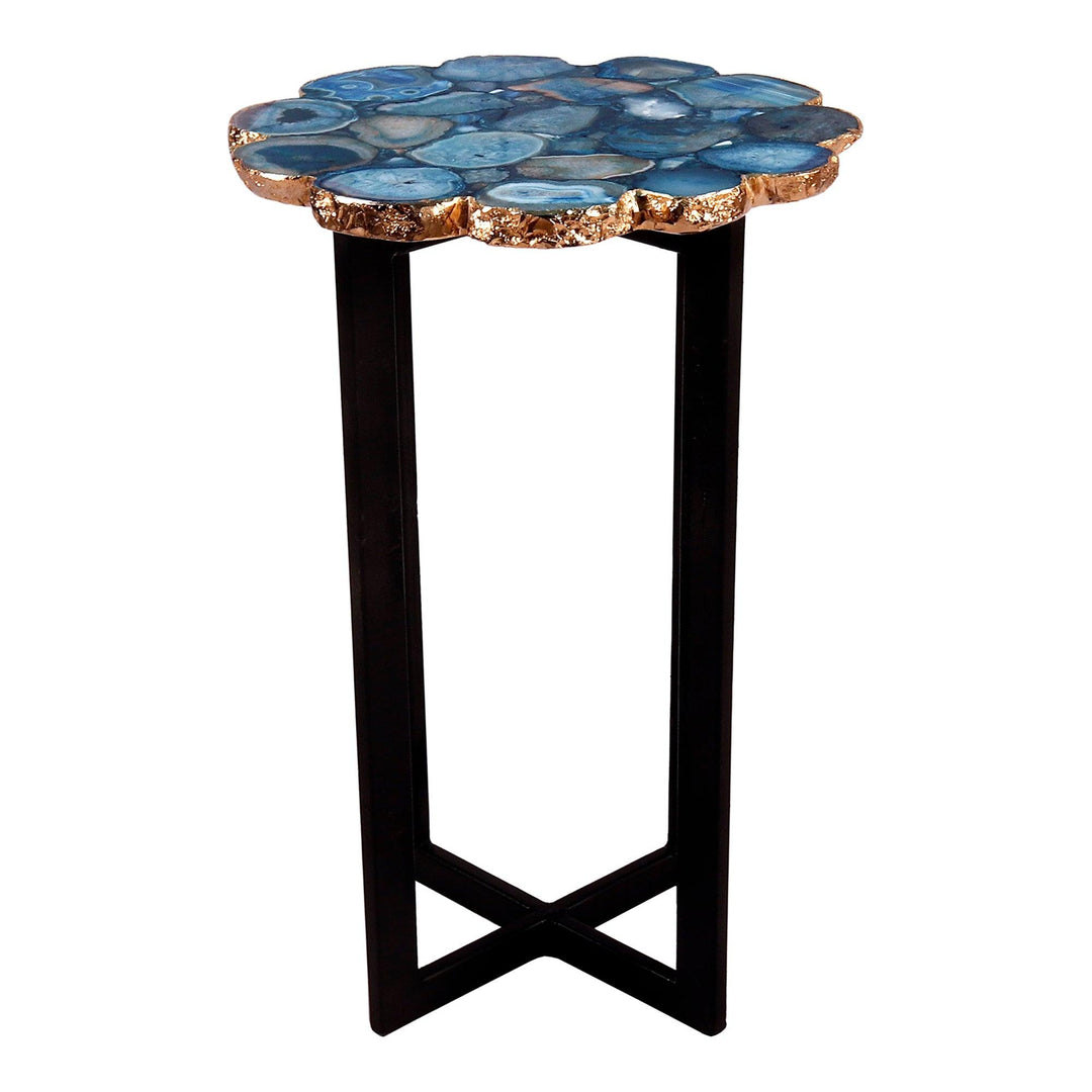 SwayLiving - Azul Agate Accent Table - PJ-1011-26 | SwayLiving
