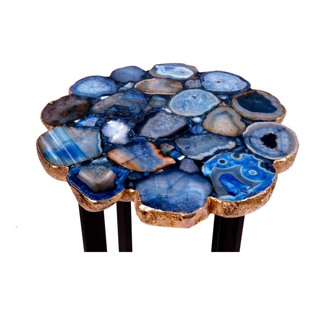 SwayLiving - Azul Agate Accent Table - PJ-1011-26 | SwayLiving