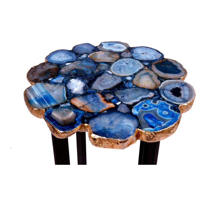 SwayLiving - Azul Agate Accent Table - PJ-1011-26 | SwayLiving