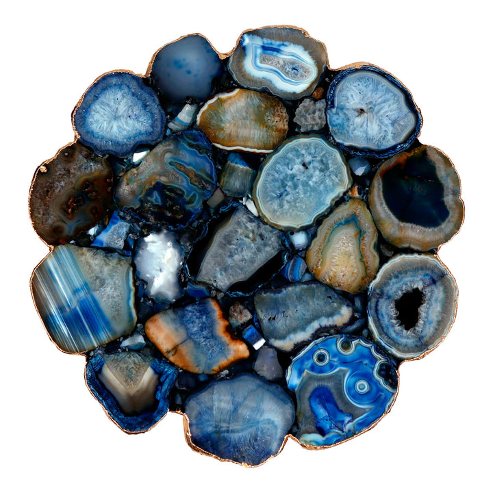 SwayLiving - Azul Agate Accent Table - PJ-1011-26 | SwayLiving