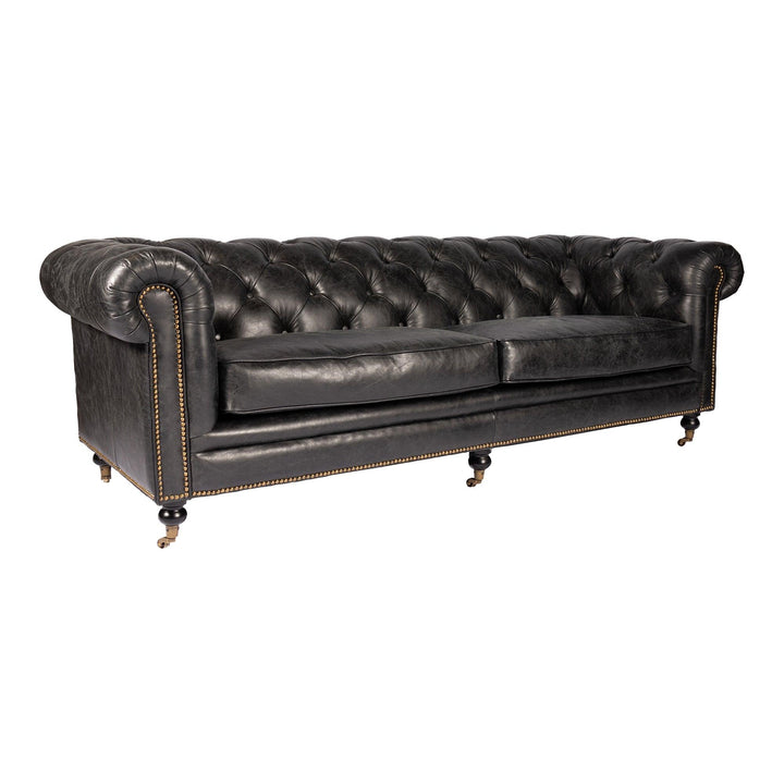 Onyx Black Leather