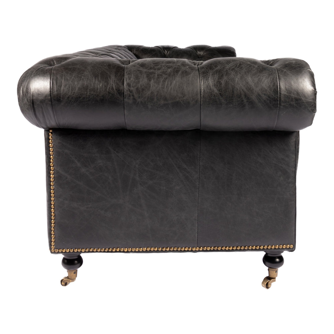 Onyx Black Leather