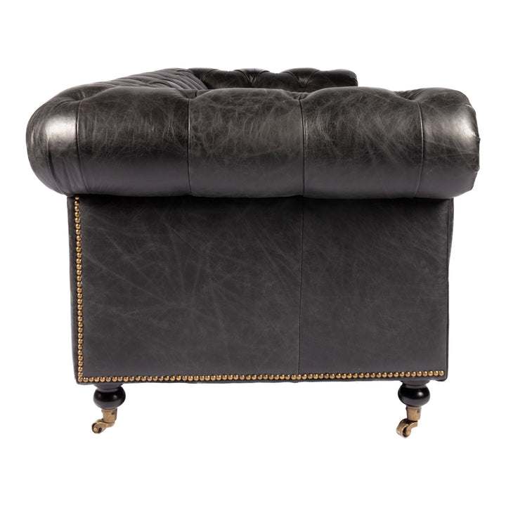 Onyx Black Leather