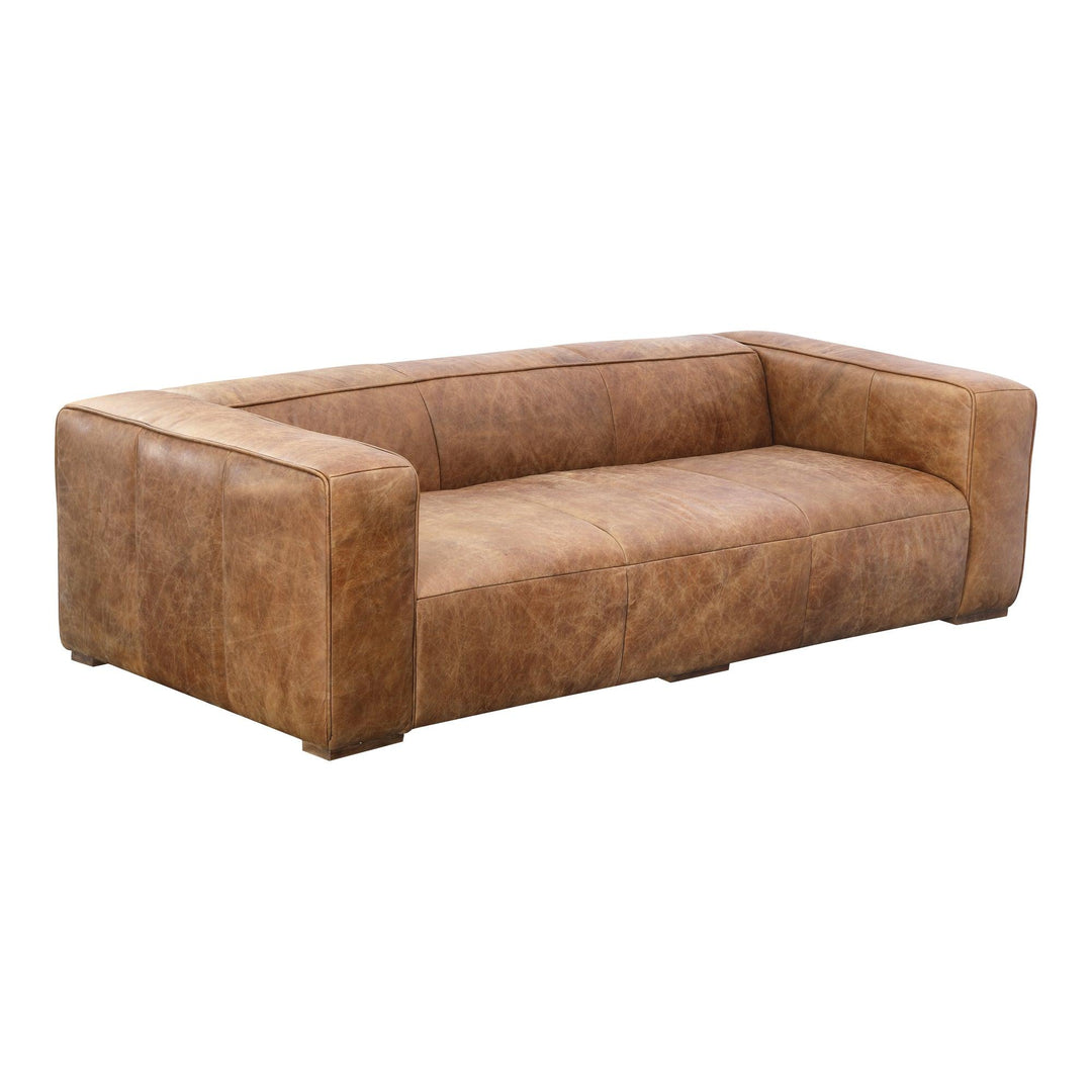Bolton Sofa Open Road Brown Leather - SwayLiving