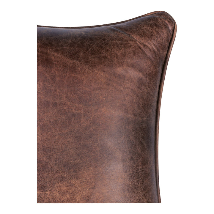 SwayLiving - Carlisle Club Chair Grazed Brown Leather - PK-1026-03 | SwayLiving