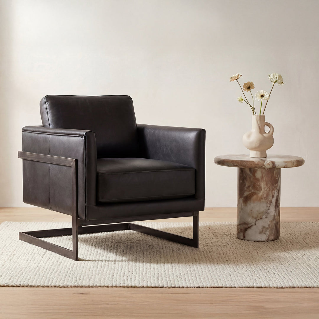 Onyx Black Leather