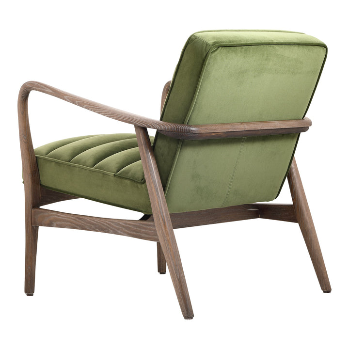 SwayLiving - Anderson Arm Chair Dark Ivy Velvet - PK-1098-27 | SwayLiving