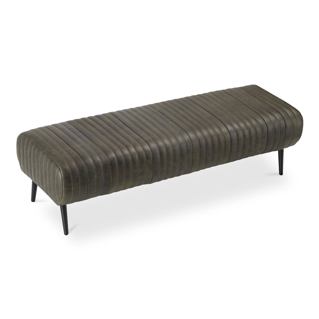 Charred Olive Leather
