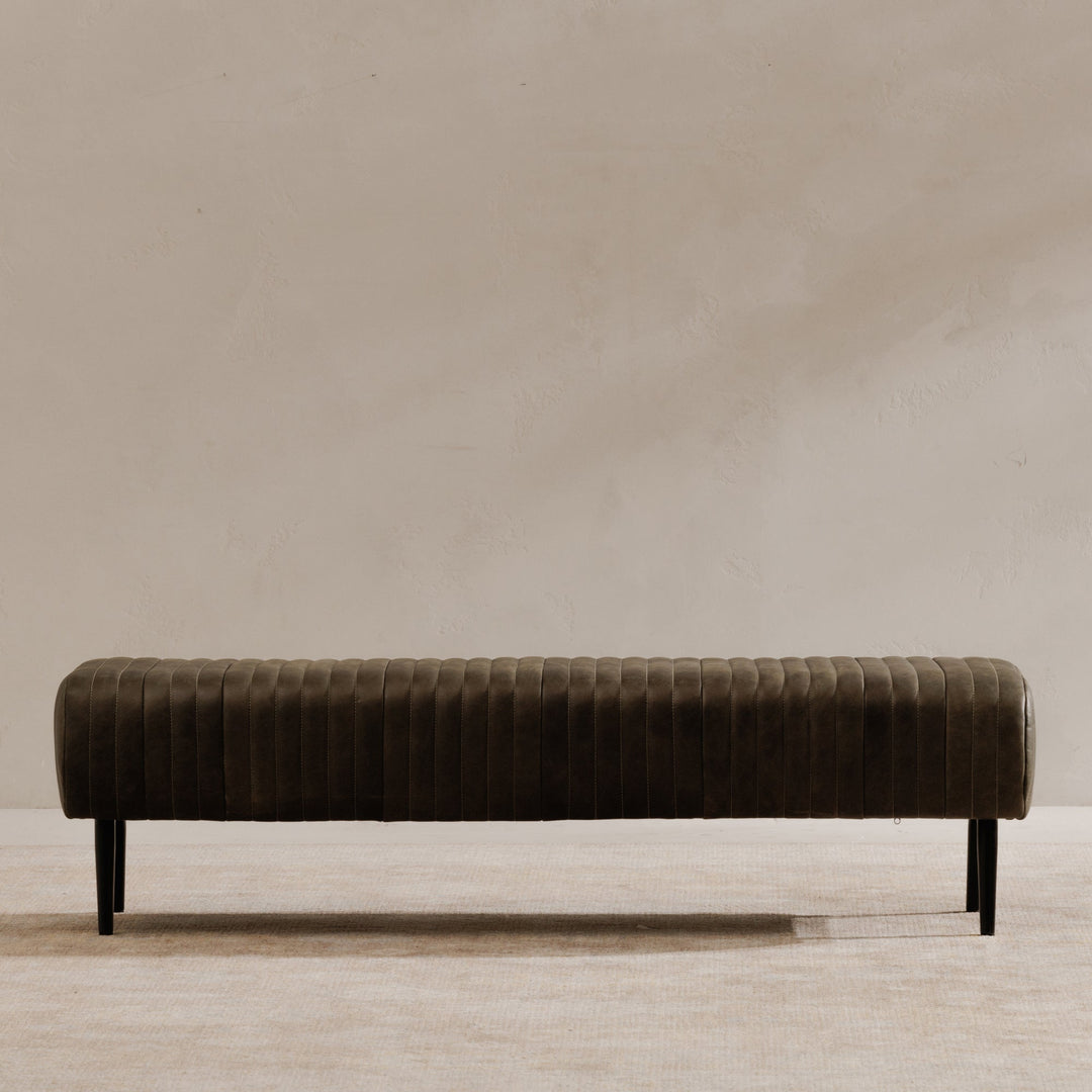 Charred Olive Leather