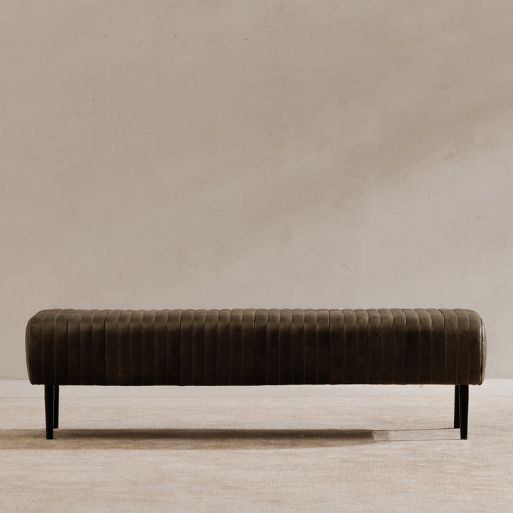 Charred Olive Leather
