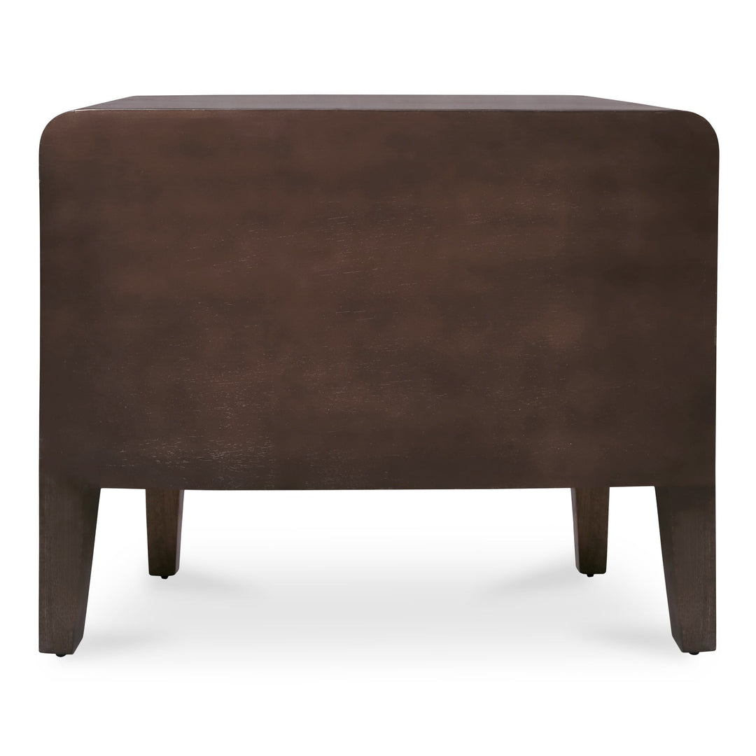 SwayLiving - Iris Nightstand Distressed Black - PP-1022-02 | SwayLiving