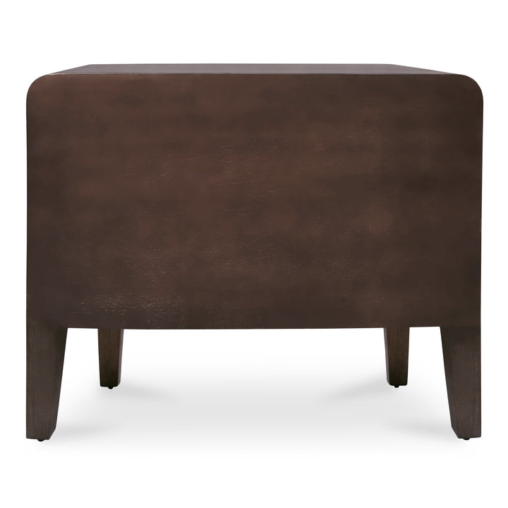 SwayLiving - Iris Nightstand Distressed Black - PP-1022-02 | SwayLiving