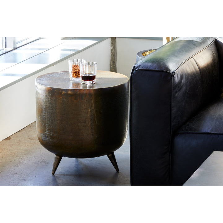 SwayLiving - Kettel Accent Table Brass - QK-1001-43 | SwayLiving