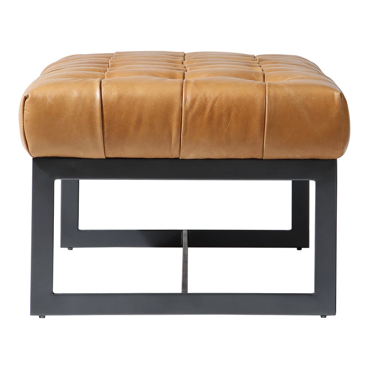 SwayLiving - Wyatt Leather Bench Tan - QN-1002-40 | SwayLiving