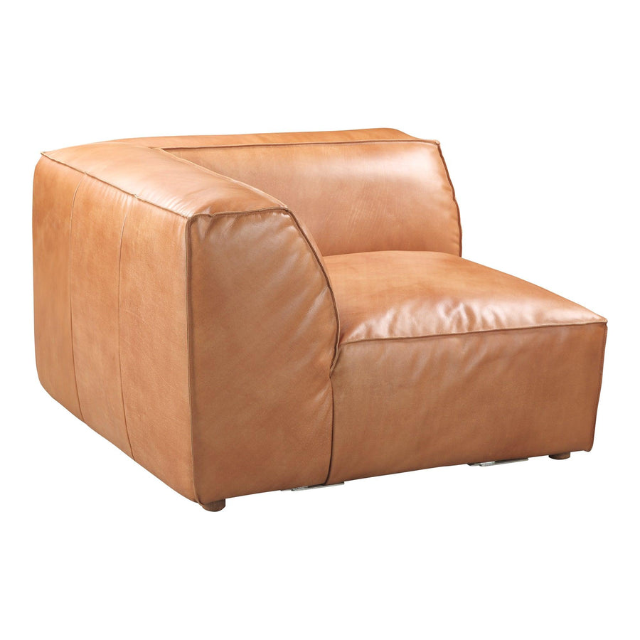 Luxe Corner Chair Tan - SwayLiving