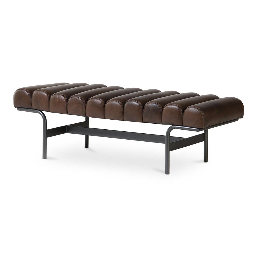 Harrison Bench Dark Brown - SwayLiving