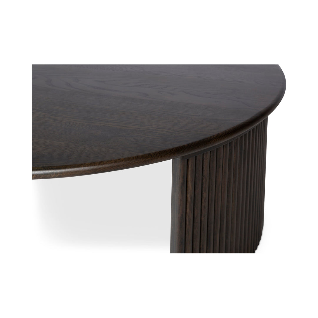 SwayLiving - Penny Large Coffee Table Dark Brown - QO-1012-20 | SwayLiving