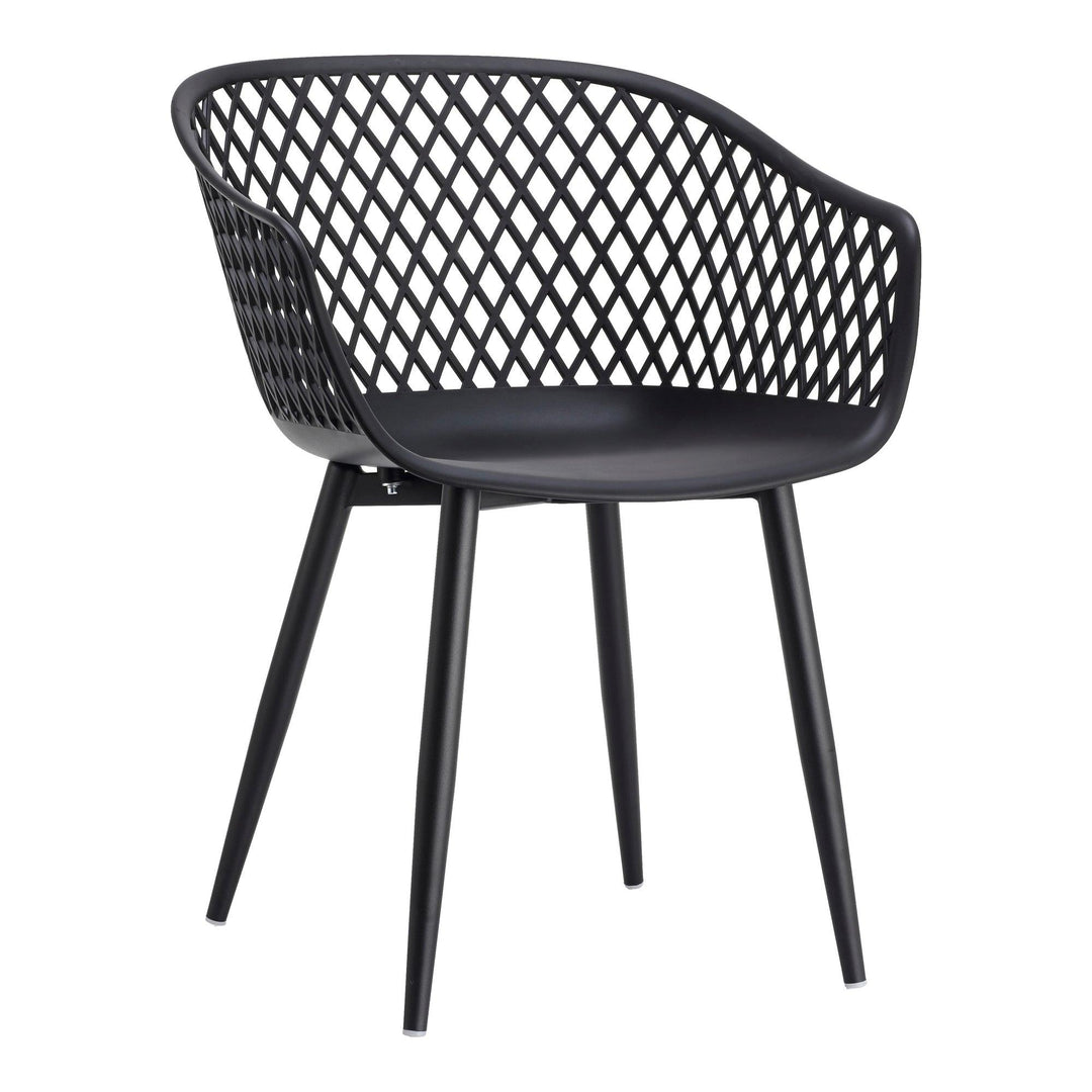 Piazza Outdoor Chair Black - Set Of Two - SwayLiving