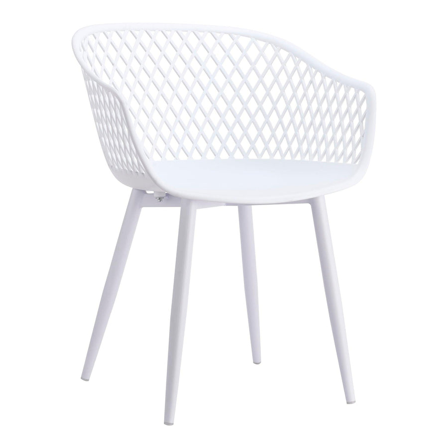 Piazza Outdoor Chair White - Set Of Two - SwayLiving