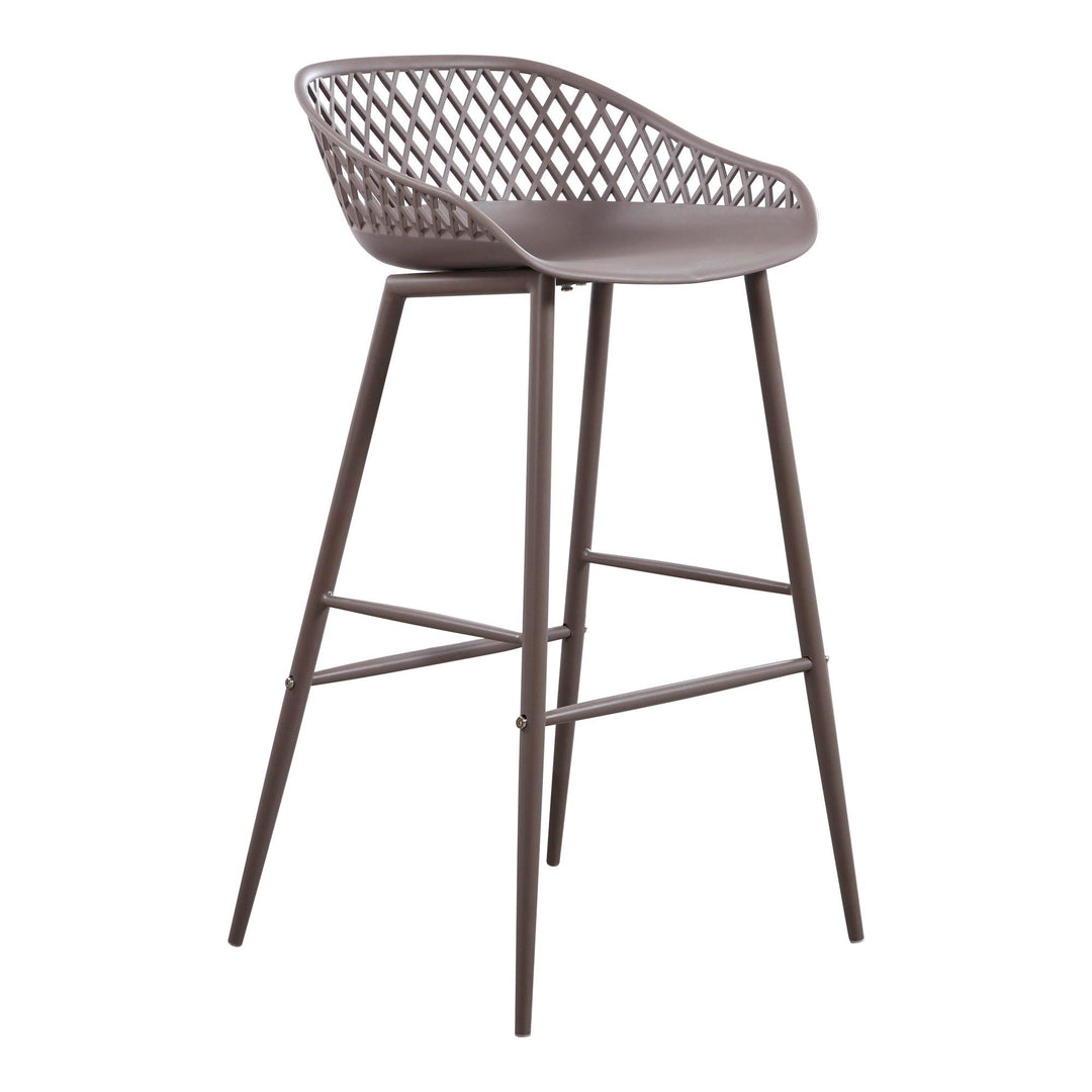 Piazza Outdoor Barstool Grey - Set Of Two - SwayLiving