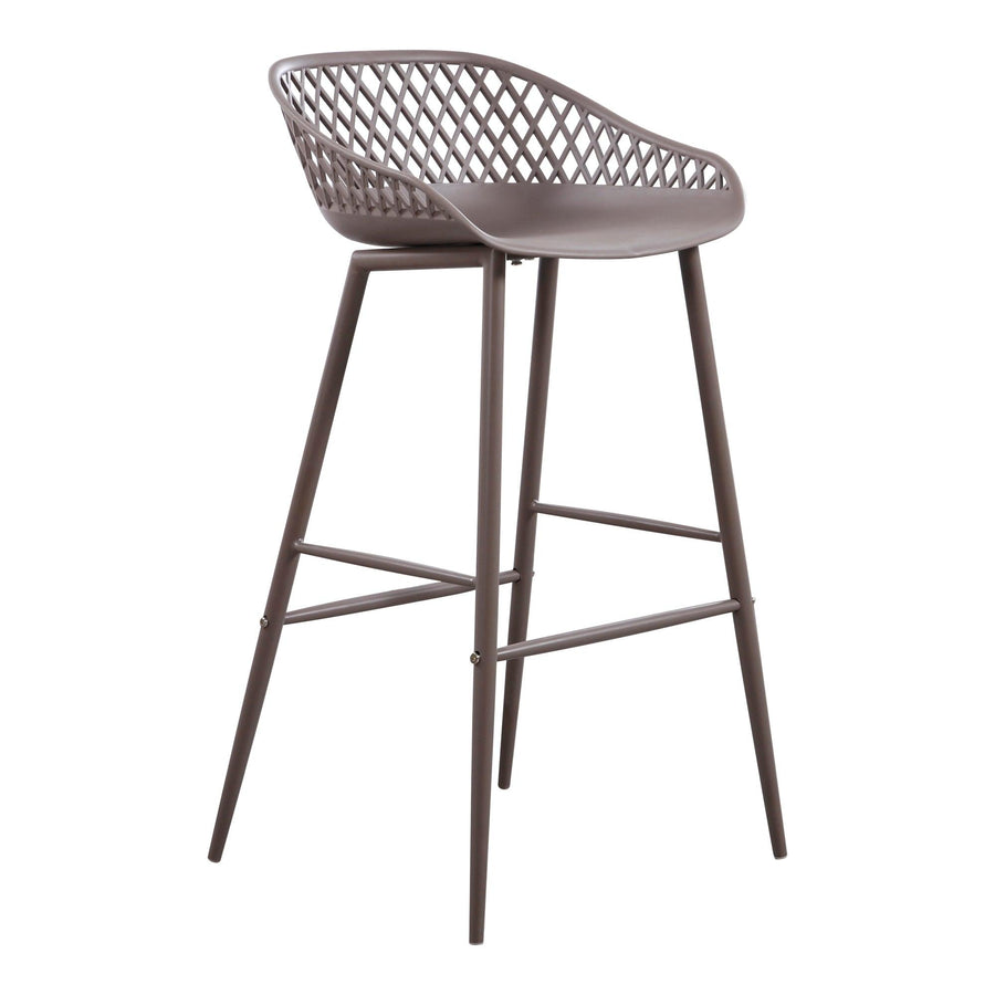 Piazza Outdoor Barstool Grey - Set Of Two - SwayLiving