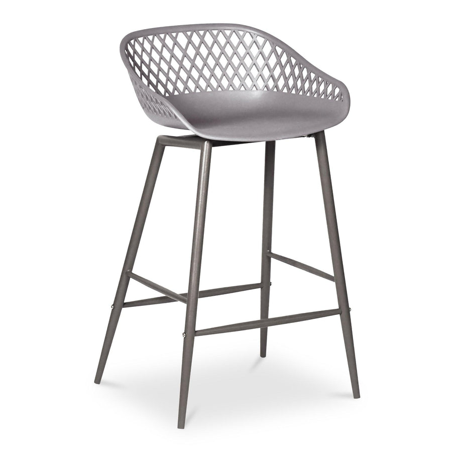 Piazza Outdoor Counter Stool Grey - Set Of Two - SwayLiving