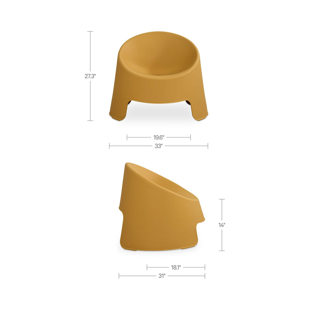 Nolla Outdoor Accent Chair Set of Two