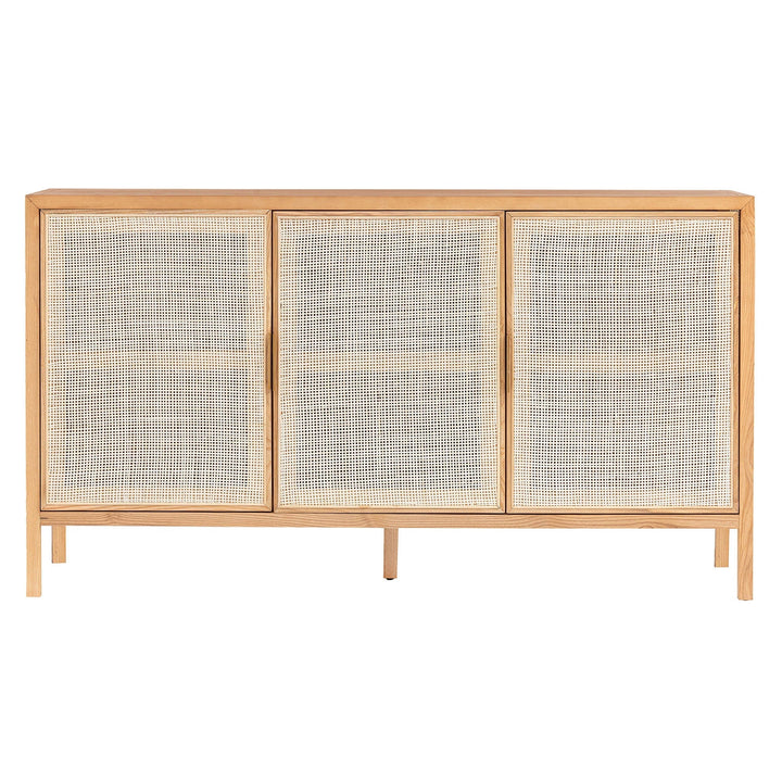 Rattan 3 Door Sideboard - Natural