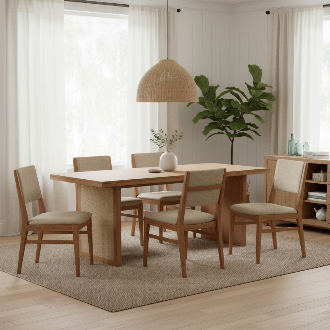 Rattan Dining Table - Natural