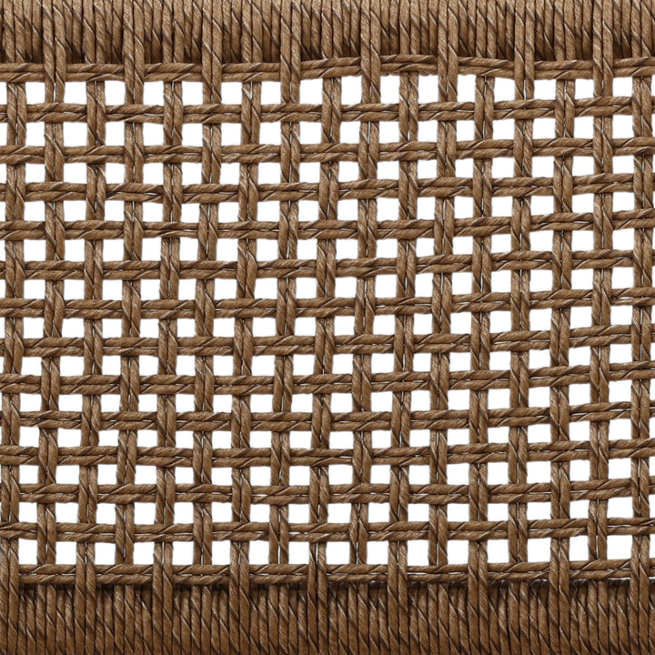 Dalis Outdoor Armless Dining Chair Light Brown — Detail 2