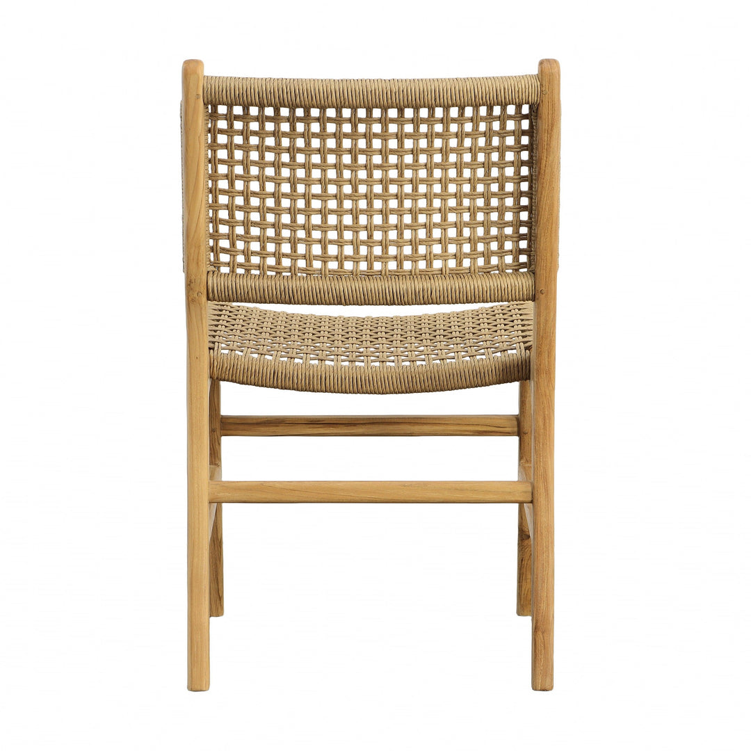 Dallin Armless Dining Chair Nat - SwayLiving