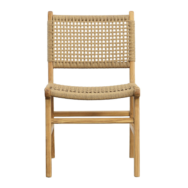 Dallin Armless Dining Chair Nat - SwayLiving