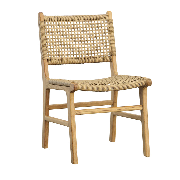 Dallin Armless Dining Chair Nat - SwayLiving