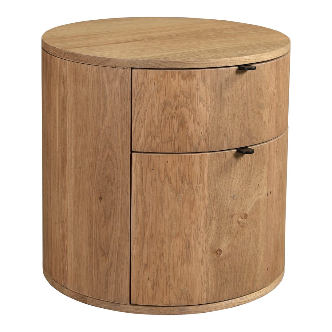 Theo Two Drawer Nightstand Natural - SwayLiving