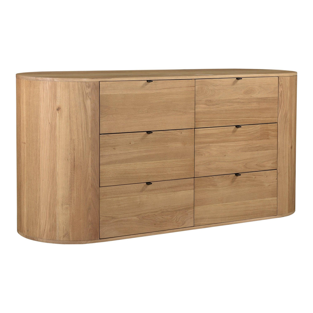Theo 6 Drawer Dresser Natural - SwayLiving