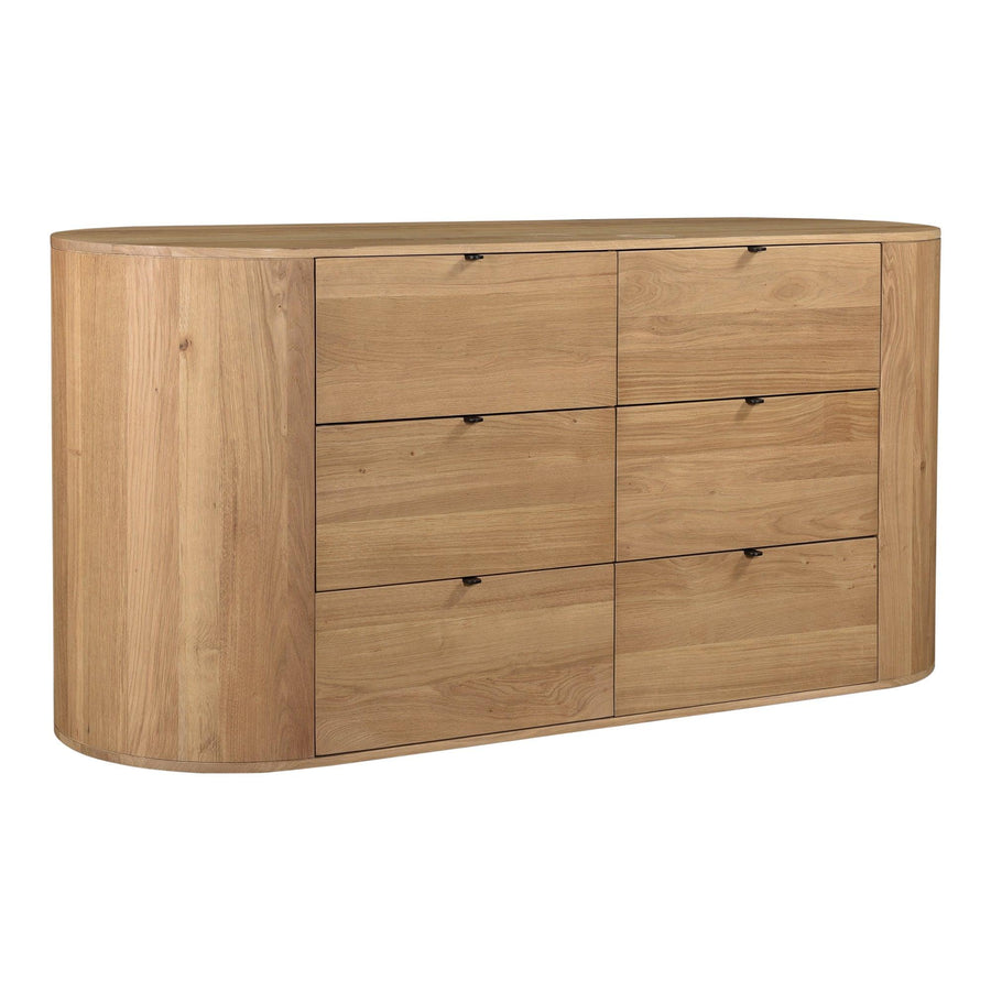 Theo 6 Drawer Dresser Natural - SwayLiving