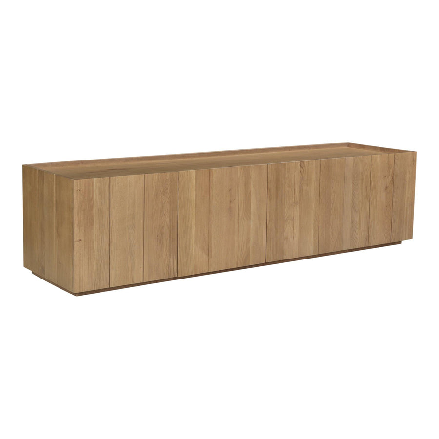 Plank Media Cabinet Natural - SwayLiving