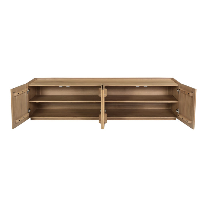 SwayLiving - Plank Media Cabinet Natural - RP-1021-24 | SwayLiving
