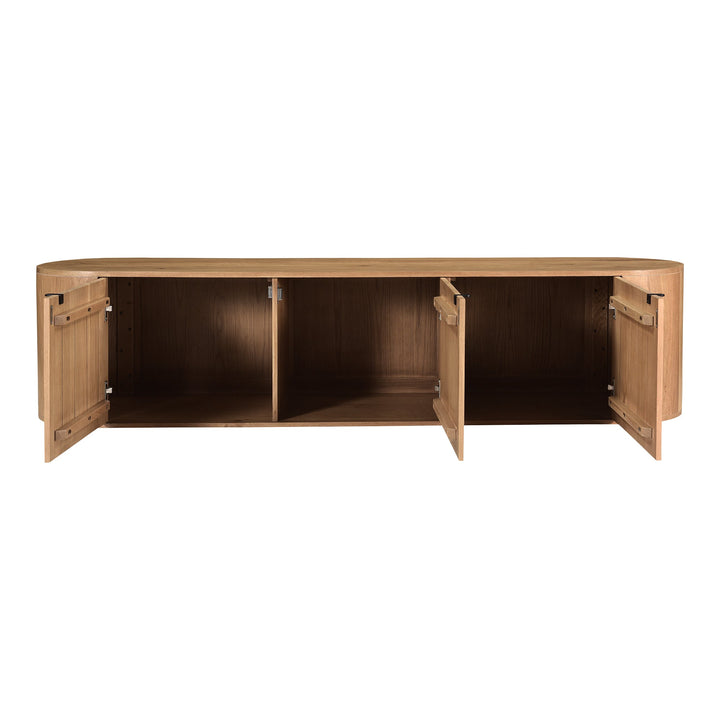 SwayLiving - Theo Media Bench Natural - RP-1054-24 | SwayLiving