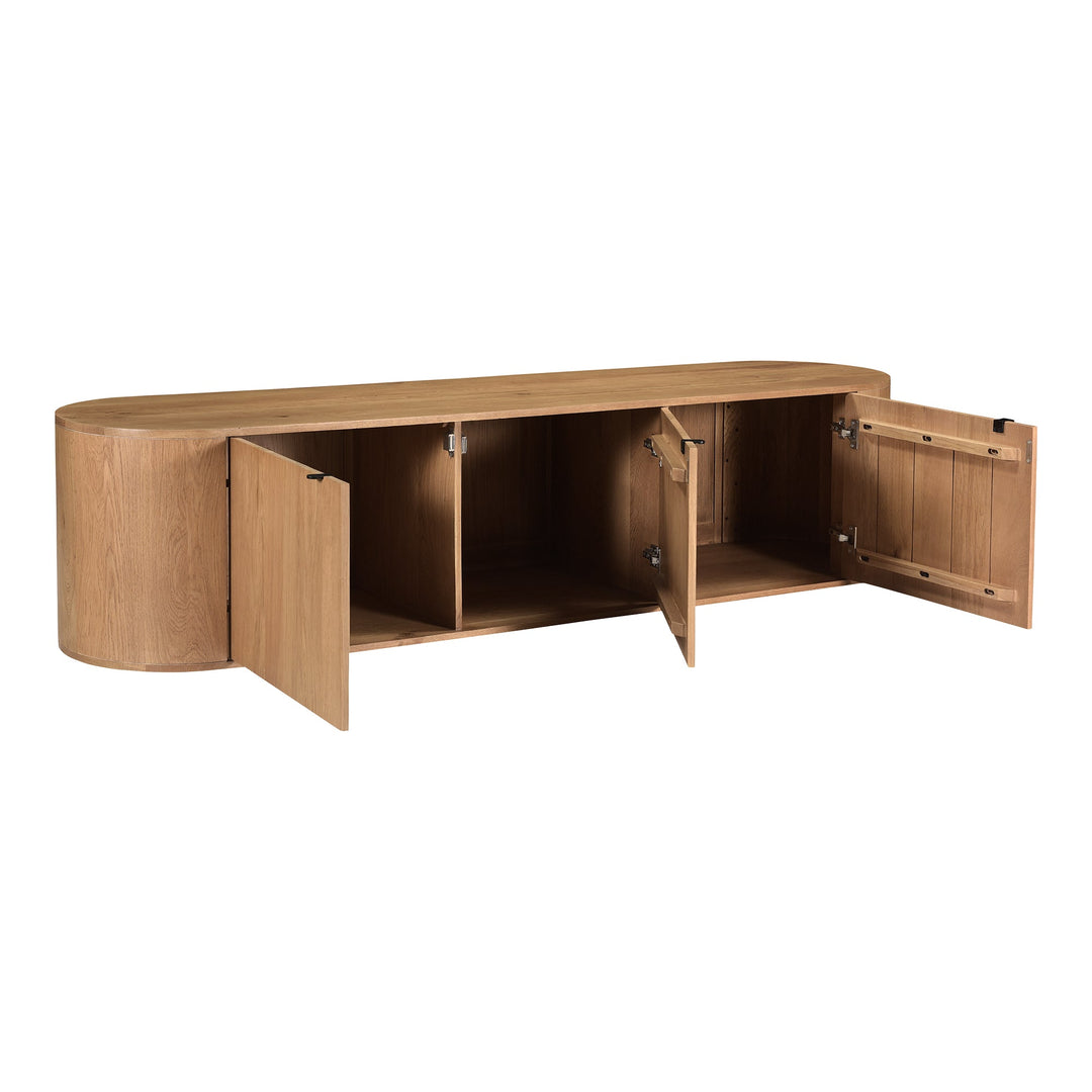 SwayLiving - Theo Media Bench Natural - RP-1054-24 | SwayLiving