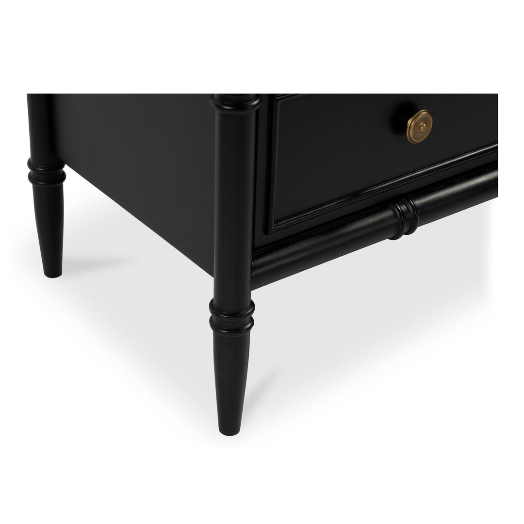 SwayLiving - Eleanor 5 Drawer Chest Black - RP-1060-02 | SwayLiving