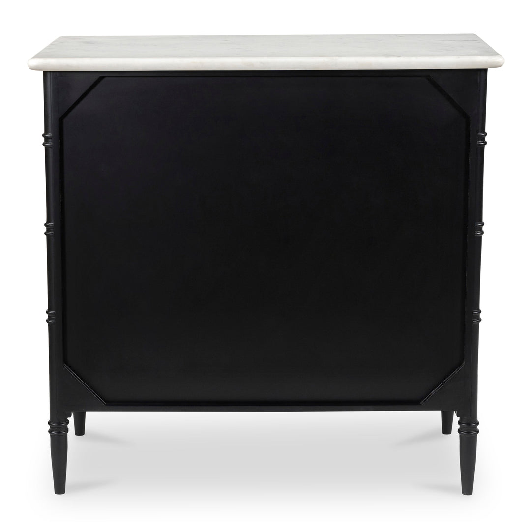 SwayLiving - Eleanor 5 Drawer Chest Black - RP-1060-02 | SwayLiving