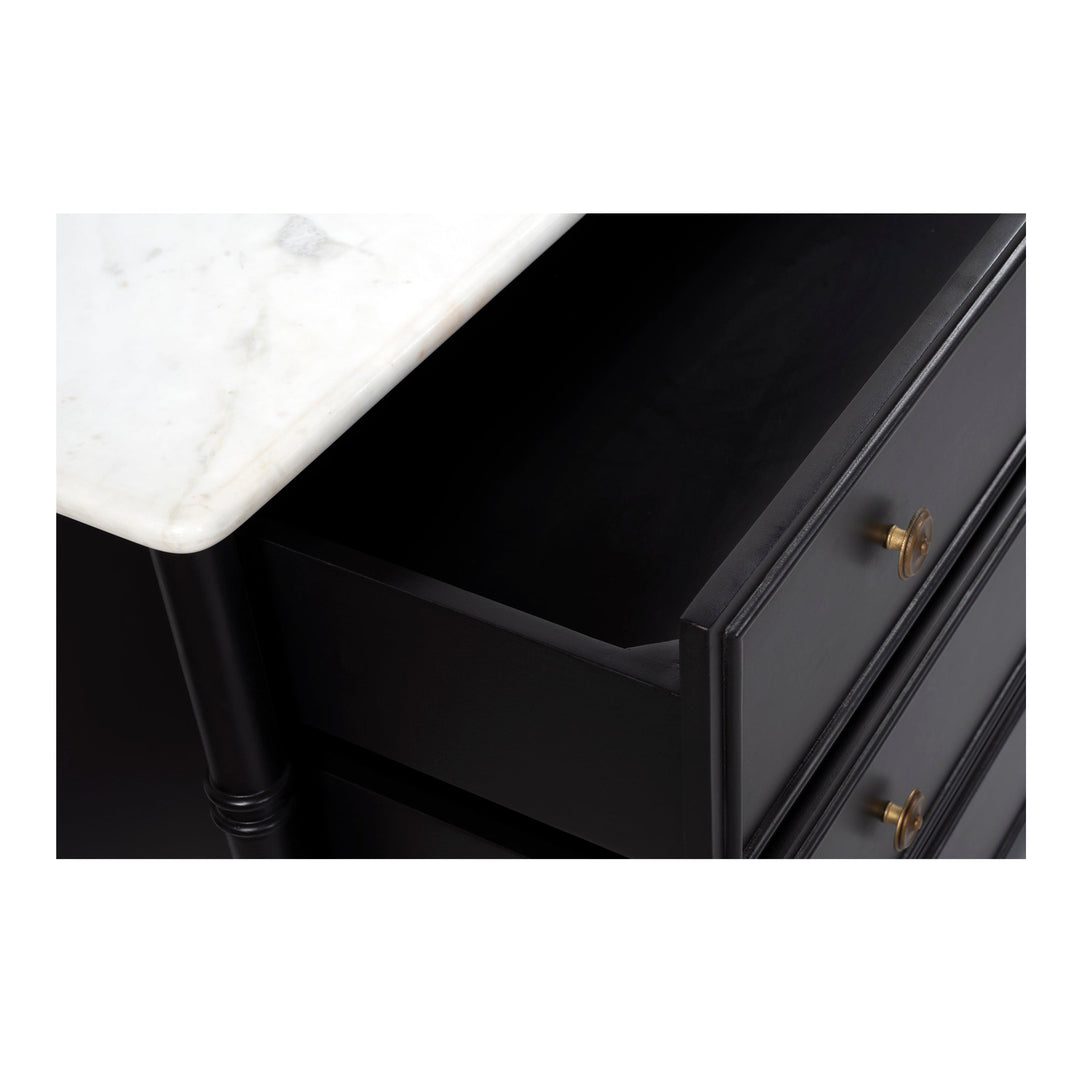 SwayLiving - Eleanor 6 Drawer Dresser Black - RP-1061-02 | SwayLiving