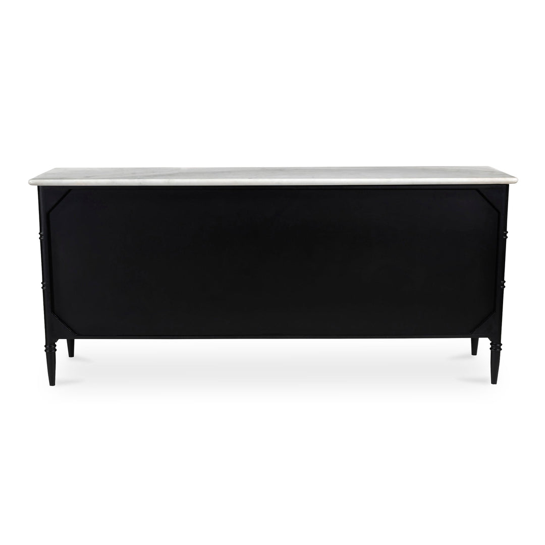 SwayLiving - Eleanor 6 Drawer Dresser Black - RP-1061-02 | SwayLiving