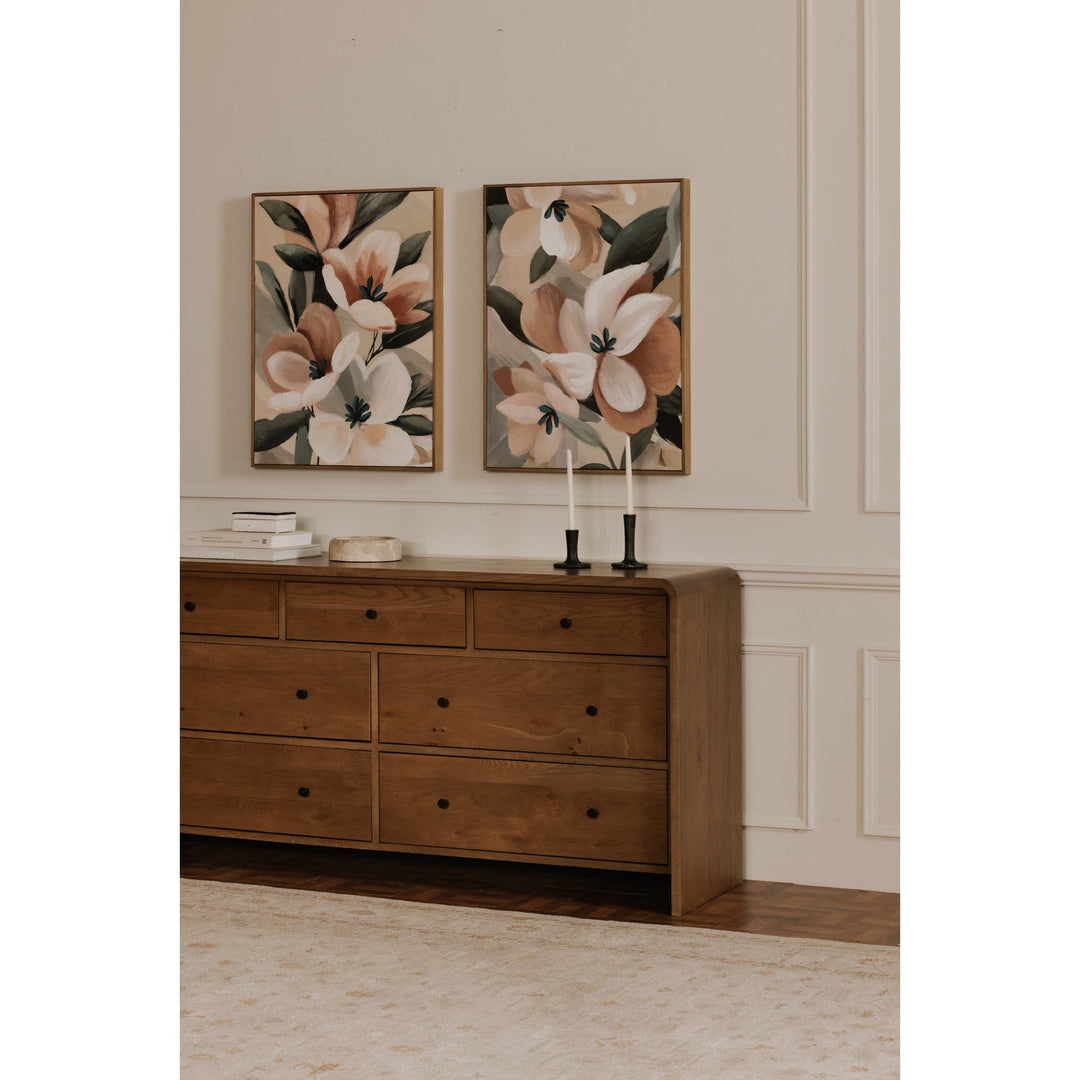SwayLiving - Riley 7 Drawer Dresser Oak - RP-1066-03 | SwayLiving