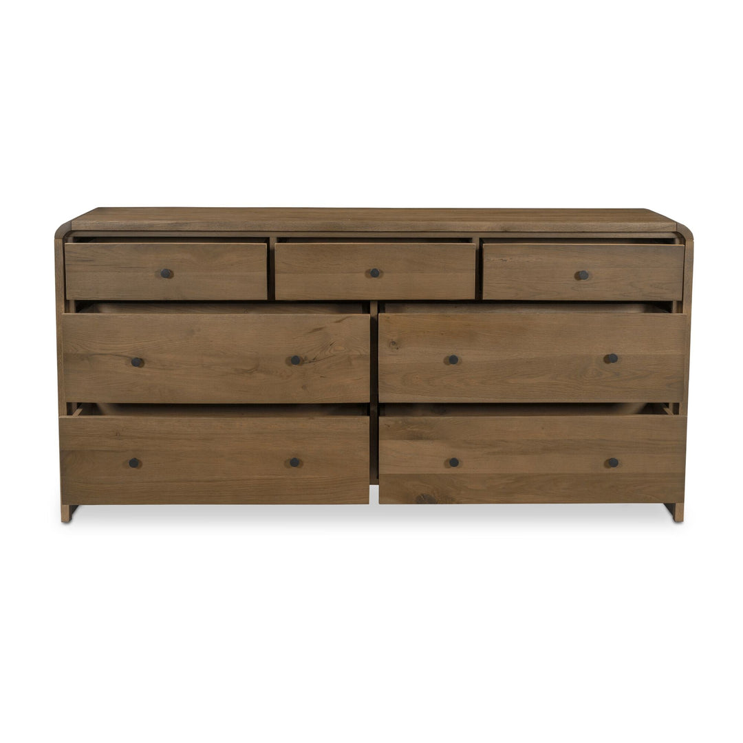 SwayLiving - Riley 7 Drawer Dresser Oak - RP-1066-03 | SwayLiving