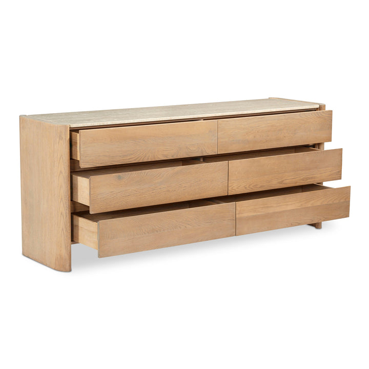 SwayLiving - Lane 6 Drawer Dresser Natural - RP-1069-24 | SwayLiving